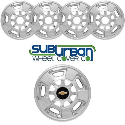 Chevrolet Silverado 2500 3500 LT 2011-2019 IMP-411X 17" juego de cubiertas de rueda cromadas/4 Foto 1 de 4