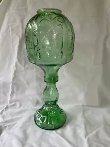 Grand porte-chandelier vintage Italie Empoli MCM vert - Photo 1 sur 9