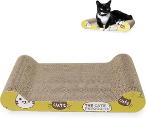 Cat Scratching Board Cat Scratching Pad with Catnip Lounge Jungle Stripe Pattern - Picture 1 of 11