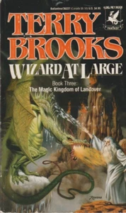 THE WIZARD AT LARGE - The Magic Kingdom of Landover Bk 3 - by Terry Brooks, PB - Picture 1 of 2