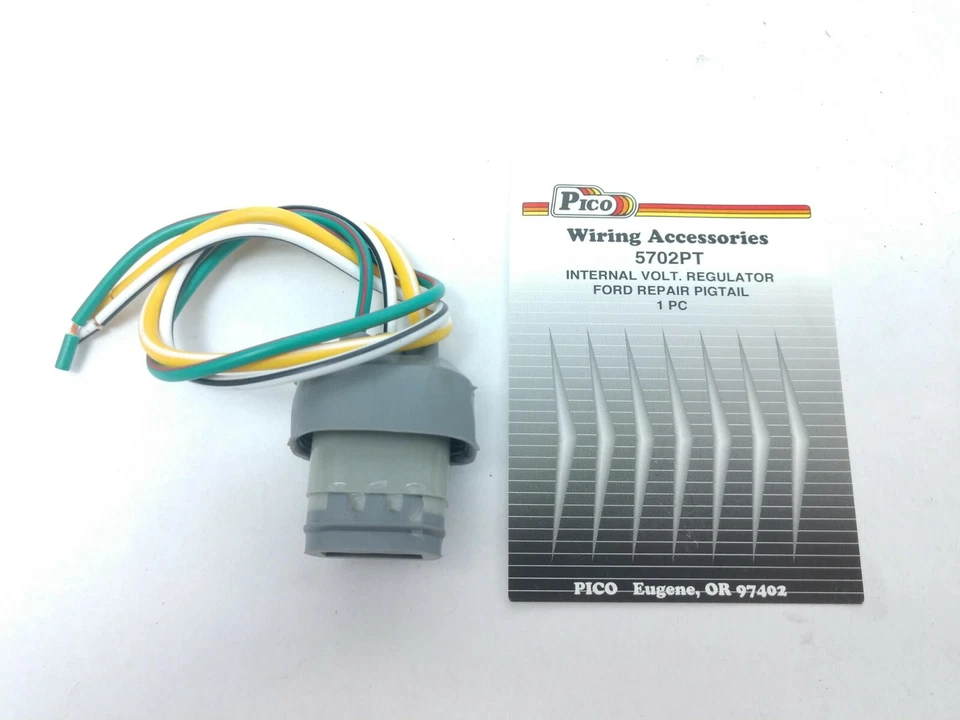 Pico 5702PT Internal Volt. Regulator Ford Repair Pigtail  - Image 1 of 1