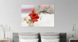 Lovely Beautiful Poppy Flowers Nature Print Home Decor Wall Art choose your size - Picture 1 of 2