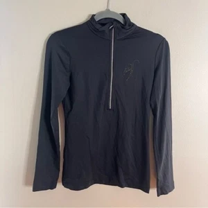 Toni Sailer Gr. 38 Damen First Layer 1/4 Zip Performance Skioberteil schwarz - Bild 1 von 8