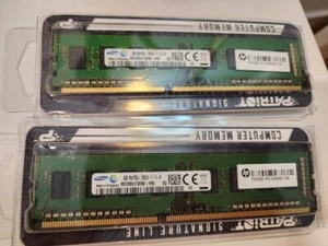 Samsung 8GB (2x 4gb) DDR3-1600 PC12800 Desktop Memory RAM - Picture 1 of 1