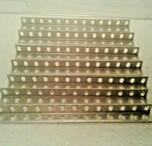   Gilbert Erector Set: Part BE: 6"  Aluminum Angle Girders: Lot of 7     - Picture 1 of 1
