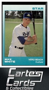 Mike White 1988 Star Vero Beach Dodgers #24  Los Angeles Dodgers