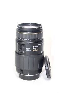 SIGMA 70-300mm f4-5.6 APO Macro Zoom Lens. Canon EF Fit. Err-01 Showing