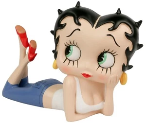 BETTY BOOP LAYING DOWN 12cm tall FIGURINE ORNAMENT BOXED RARE EDITION 399073 NEW - Picture 1 of 8