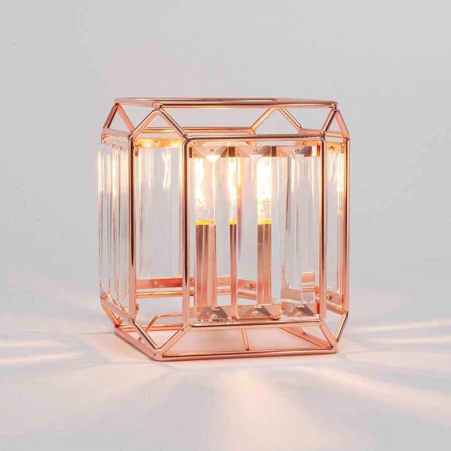 Toltec Genesis 1 Light 9" Table Lamp, 3W LED Bulb, Copper - 493-CP - Image 1 of 1