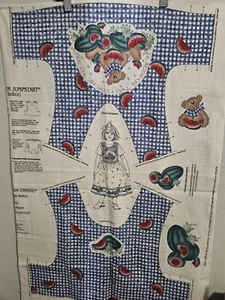 Corpetto saltatore istantaneo margherita regno kit taglio e cucito orsetti vintage anguria - Foto 1 di 7