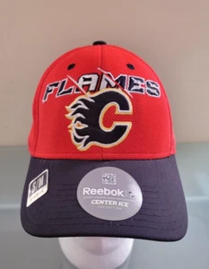 Gorra CALGARY FLAMES Oficial Reebok NHL Centro Hielo Ajustada Talla S/M FITMAX 70' - Imagen 1 de 10