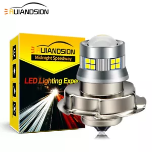 1PC Bianco P26S 2016 20 LED Moto Scooter Faro Lampadina Frontale Lampada 10-30V - Picture 1 of 8