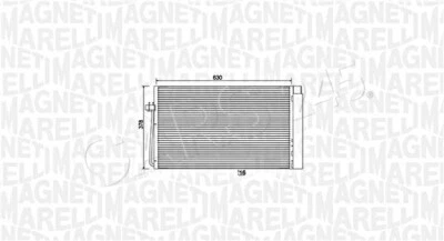 Condensador de CA Marelli para BMW E60 E61 E65 E66 E67 02-10 64508381362 Foto 1 de 2