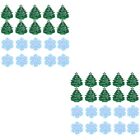  40 Pcs Sew On Appliques Christmas Iron Patch Stickers Chirtmas Decor Decorating