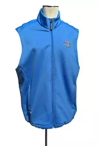 Pebble Beach US OPEN Outdoor Blue Mens LG Full Zip Fleece Lined Golf Ashworth - Picture 1 of 9