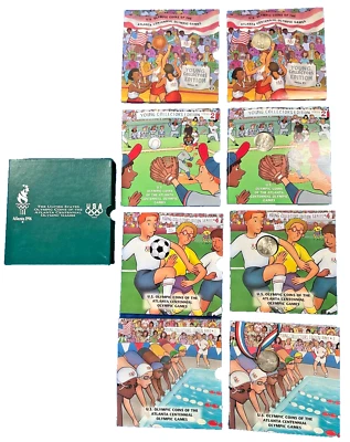 1996 U.S. MINT YOUNG COLLECTOR’S  EDITION  (SERIES 1-4) CLAD HALVES  AS SHOWN - Image 1 of 4