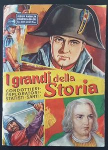 ALBUM Figurine I GRANDI DELLA STORIA completo - ed. dell'Arte 1962 - ottimo+ - Foto 1 di 7