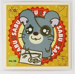 Hamtaro Mini Seal Sticker No.38 Sabu Hamster Japanese Anime Character - Picture 1 of 4