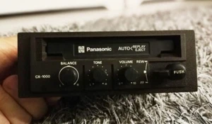 Vintage Autoradio Panasonic CX-1000  /  nur Cassette Player / Oldtimer - Bild 1 von 5