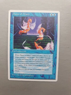 Dance of Many MTG Chronicles (1995) Rare Blue Enchantment NM - Image 1 of 2