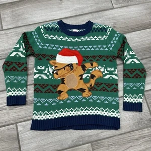 Holiday Time Pullover Christmas Cat Sweater for Kids Youth Size M (8) - Picture 1 of 10