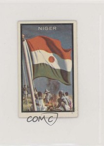 1963 Topps Midgee Flags Niger #64 a8x