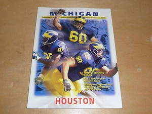 2003 HOUSTON AT MICHIGAN COLLEGE FOOTBALL PROGRAM  EX-MINT - Picture 1 of 1