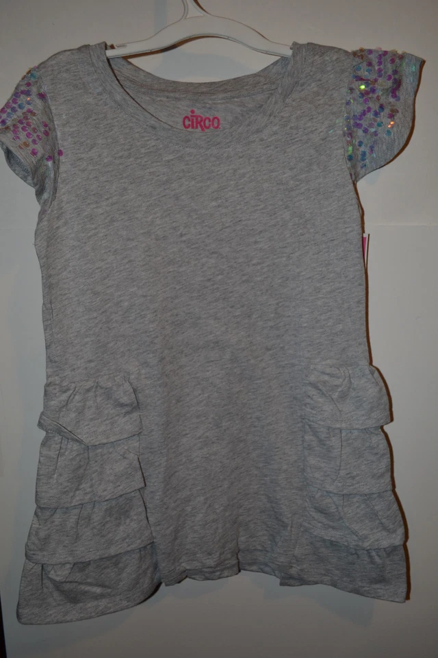 Top túnica Circo Girla TALLA S 6/6X NUEVO CON ETIQUETAS gris brillante Foto 1 de 1