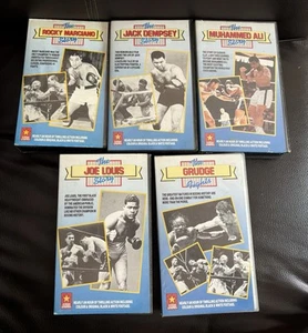 5 Boxing VHS Rocky, Jack, Muhammad, Joe And Grudge Video Bundle - Picture 1 of 3