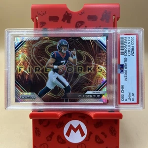 2023 Panini Prizm - Fireworks Silver Prizm PSA 9 #F-10 C.J. Stroud (RC)  - Bild 1 von 3