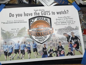 Wham-o Frisbee 2014 Guts 57. jährliches Turnier Ed Headrick Pro Disc 12 x 18 - Bild 1 von 9