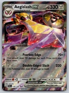 Aegislash ex 135/182 SV04: Paradox Rift NM Pokemon Card TCG - Picture 1 of 2