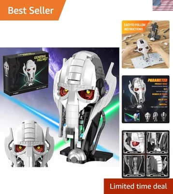 Impresionantes bloques de construcción de casco General Grievous para fanáticos de Star Wars - 710 piezas Foto 1 de 4