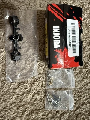 INJORA 40g ProSteer Double Joint Front Axle For 1/24 Axial SCX24 Upgrade - Image 1 of 4