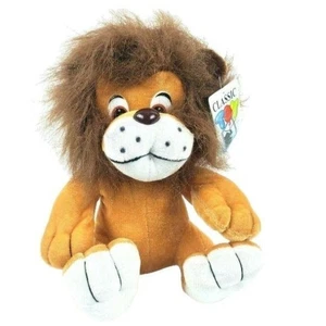 Peluche leone compagnia giocattolo classico gatto grande marrone marrone criniera giungla peluche - Foto 1 di 8