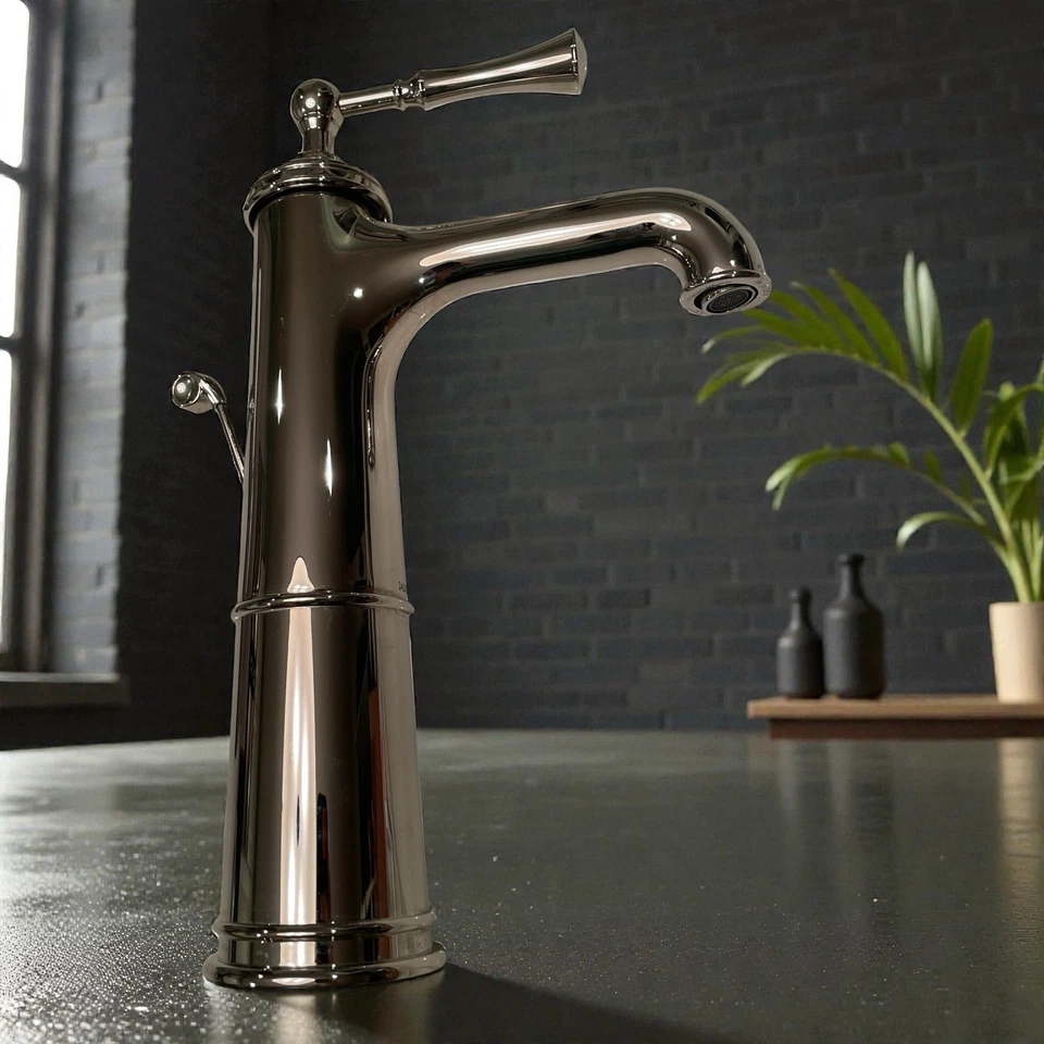 Grifo de baño Jado de una sola palanca Hatteras recipiente platino níquel 842/701/150�� Foto 1 de 4