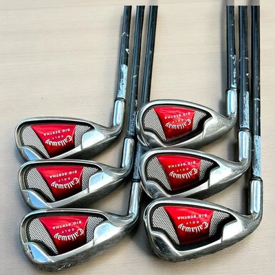 Lefty Callaway Big Bertha Iron Set 6pcs 6-S Callaway75 Carbon Flex R Left-Handed - Image 1 of 4