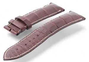 23 mm Echt CHOPARD Burgund Alligator Leder Uhrenarmband Band - 23/22 mm - Bild 1 von 9