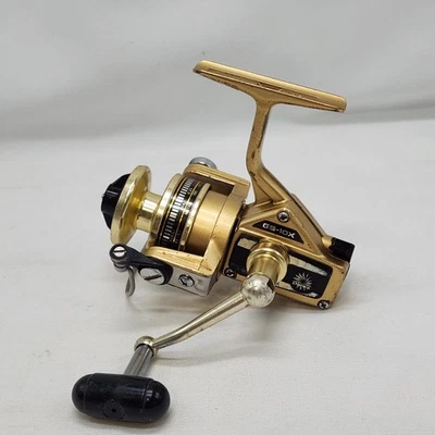 Carrete giratorio dorado Daiwa GS-10X 3 rodamientos de bolas Japón de colección reparado probado Foto 1 de 4