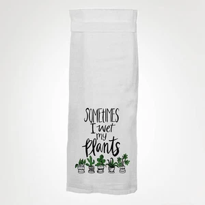 Manchmal nasse ich meine Pflanzen an | Neuheit Küchentuch | Twisted Wares - Bild 1 von 1