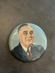 Franklin Roosevelt Pinback From the 1944 Presidential Election Authentic EXT - Picture 1 of 2