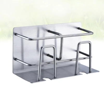  Stainless Steel Wall Mount Holder Brush for Bathroom Toothbrush Mounted - image 1 of 4