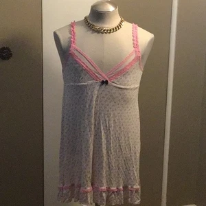Kenzie Y2K Fairy Babydoll Mini Slip Dress Night Gown Pajamas Sleeveless Nightie - Picture 1 of 10