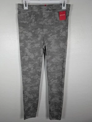 Spanx Jean-Ish Leggings Womens Medium Camo Ankle Stretch NWT 20018R Stone Wash - Image 1 of 4