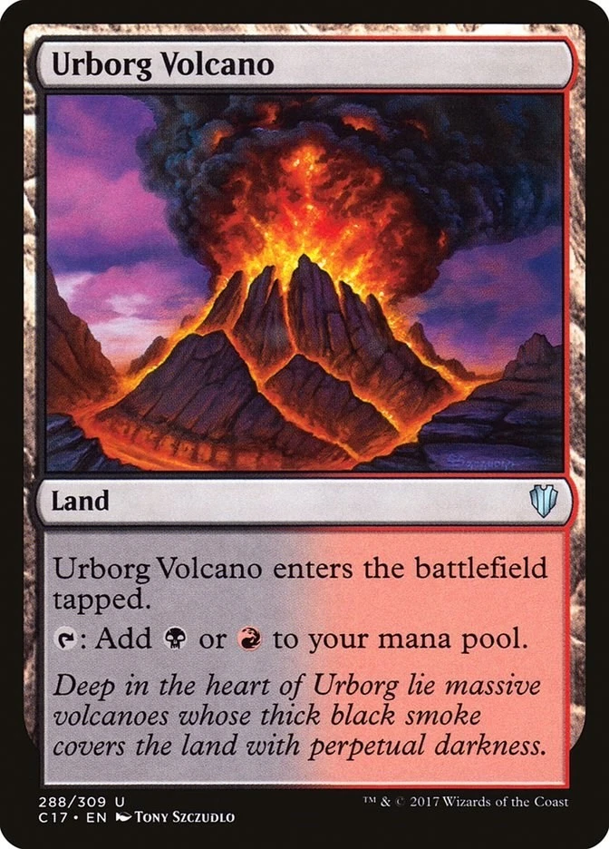 Urborg Volcano 288 LP Normal Commander 2017 MTG EN - Image 1 of 1