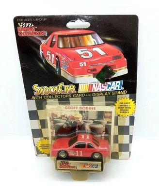 Geoff Bodine #11 赛车冠军 1: 64 比例 1991 年无赞助商压铸库存汽车 — 第 1/3 张图片
