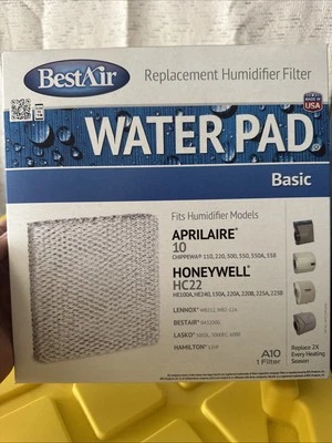 Lote De 3 Filtro Humidificador BestAir Pro A10 Repuesto Foto 1 de 3