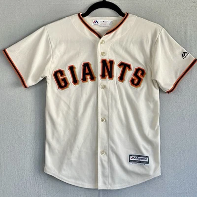 Camiseta Madison Bumgarner Juvenil M 40 Gigantes de San Francisco MLB Majestuosa Abotonada Foto 1 de 4