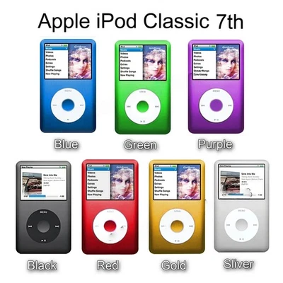 NEW Apple iPod Classic 7th Gen 60GB 256GB SSD Flash Custom Sealed - ALL Colors - Image 1 of 4