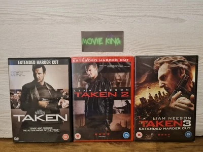 Taken Trilogy 1-3 (DVD, 2015) [2 & 3 NEW & SEALED] Liam Neeson [Region 2] [UK] - Image 1 of 4